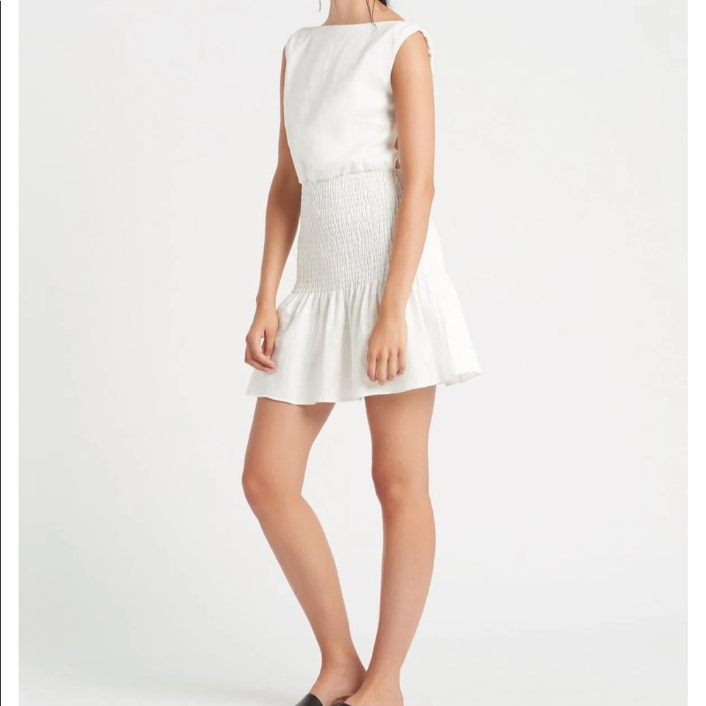 SIR THE LABEL LORENA OPEN BACK MINI DRESS